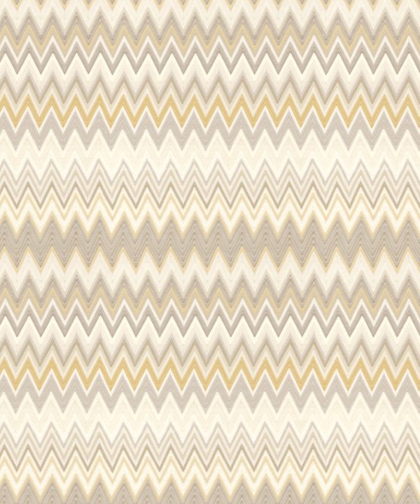 Missoni Home Wallcoverings 01, Zig Zag Multicolor 10061