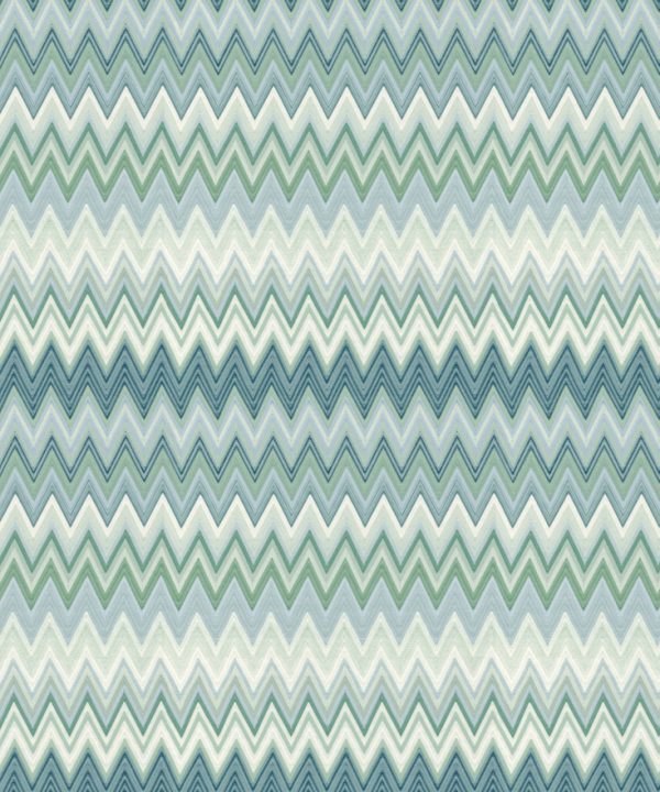 Missoni Home Wallcoverings 01, Zig Zag Multicolor 10063