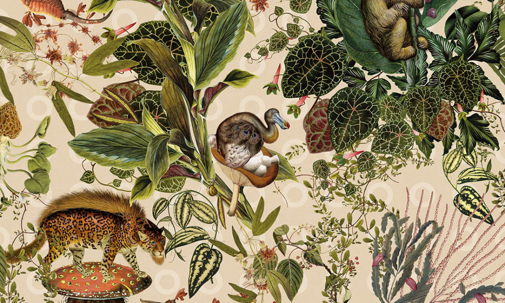 Moooi wallcovering - Extinct Animals, Arte - MO2072