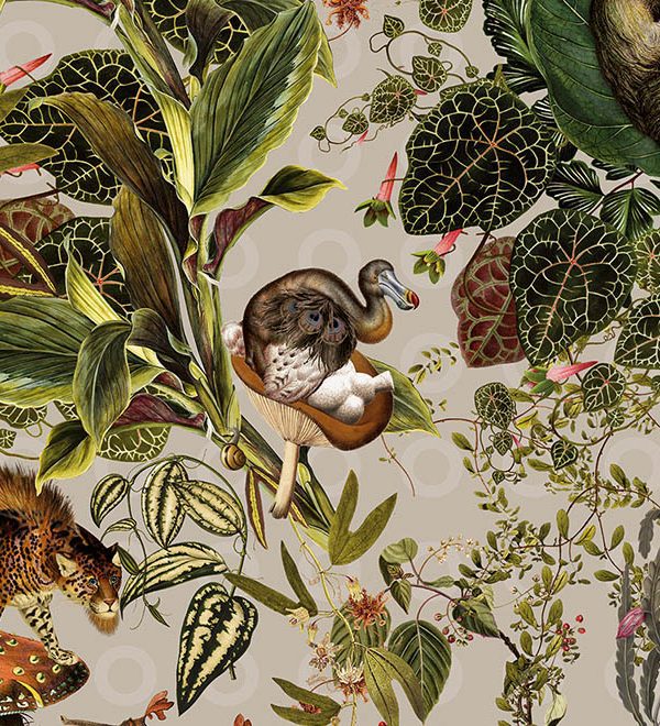 Moooi wallcovering - Extinct Animals, Arte - MO2073
