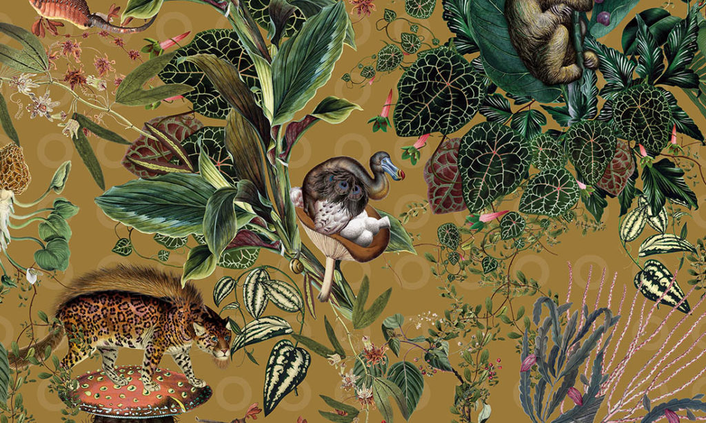 Moooi wallcovering - Extinct Animals, Arte - MO2074