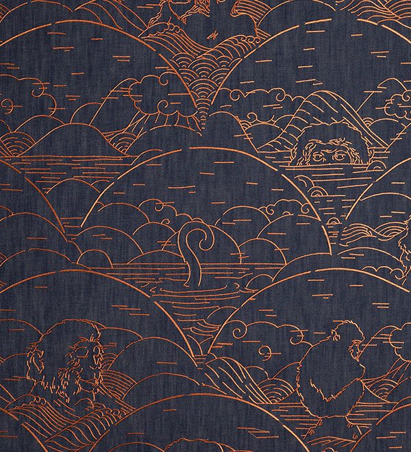 Moooi wallcovering - Tokyo Blue, Arte - MO3000