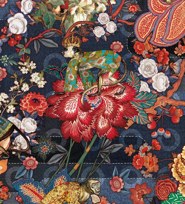 Moooi wallcovering - Tokyo Blue, Arte - MO3010