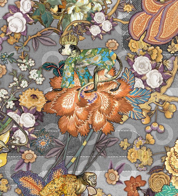 Moooi wallcovering - Tokyo Blue, Arte - MO3011
