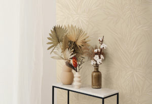 Tropical Weave HookedOnWalls Kenzia 18818 roomshot